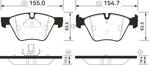 CTR GK0020 - Kit de plaquettes de frein, frein à disque cwaw.fr