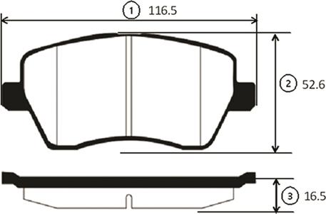 CTR GK0841 - Kit de plaquettes de frein, frein à disque cwaw.fr