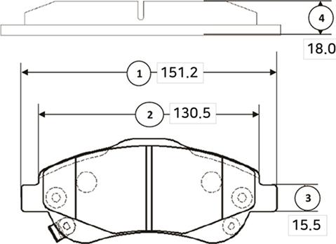 CTR GK0390 - Kit de plaquettes de frein, frein à disque cwaw.fr