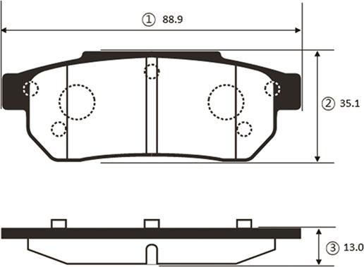 CTR GK0334 - Kit de plaquettes de frein, frein à disque cwaw.fr