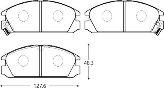 CTR GK0323 - Kit de plaquettes de frein, frein à disque cwaw.fr