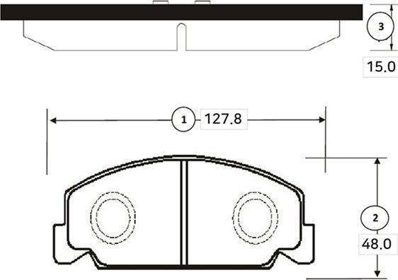 CTR GK0322 - Kit de plaquettes de frein, frein à disque cwaw.fr