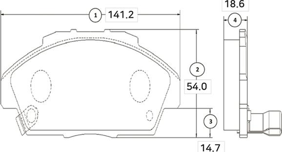 CTR GK0327 - Kit de plaquettes de frein, frein à disque cwaw.fr