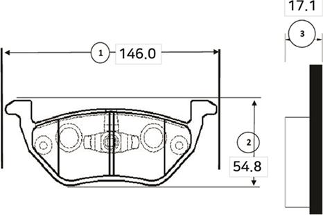 CTR GK0206 - Kit de plaquettes de frein, frein à disque cwaw.fr