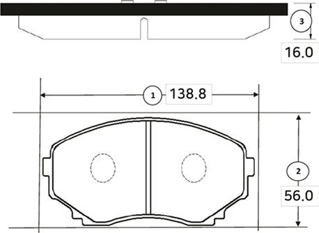 CTR GK0704 - Kit de plaquettes de frein, frein à disque cwaw.fr