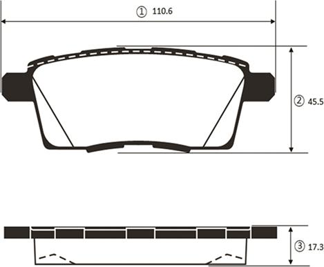 CTR GK0712 - Kit de plaquettes de frein, frein à disque cwaw.fr