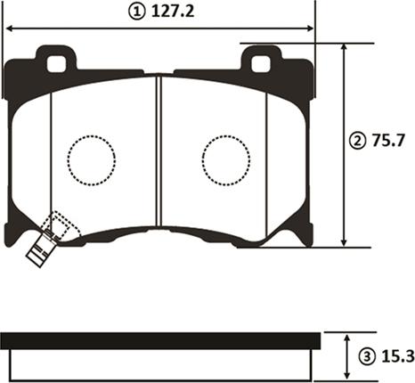 CTR GK0739 - Kit de plaquettes de frein, frein à disque cwaw.fr