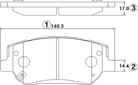 CTR GK1406 - Kit de plaquettes de frein, frein à disque cwaw.fr