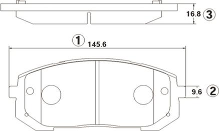 CTR GK1411 - Kit de plaquettes de frein, frein à disque cwaw.fr