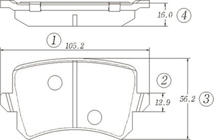 CTR GK1471 - Kit de plaquettes de frein, frein à disque cwaw.fr