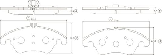 CTR GK1478 - Kit de plaquettes de frein, frein à disque cwaw.fr