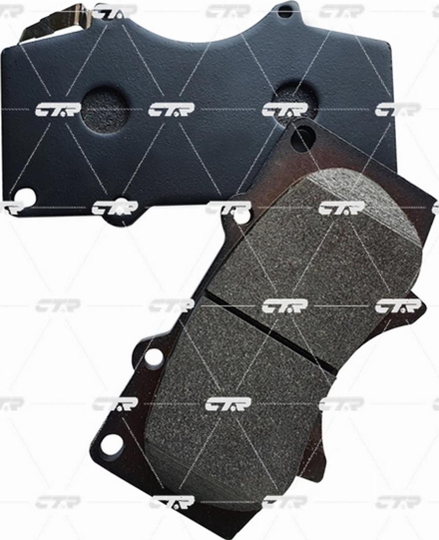 CTR GK1050P - Kit de plaquettes de frein, frein à disque cwaw.fr