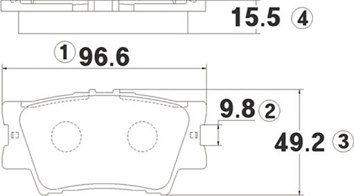 CTR GK1064 - Kit de plaquettes de frein, frein à disque cwaw.fr