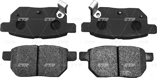 CTR GK1066 - Kit de plaquettes de frein, frein à disque cwaw.fr