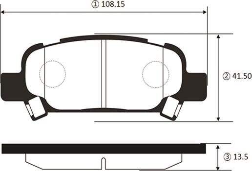 CTR GK1006 - Kit de plaquettes de frein, frein à disque cwaw.fr