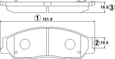 CTR GK1024 - Kit de plaquettes de frein, frein à disque cwaw.fr