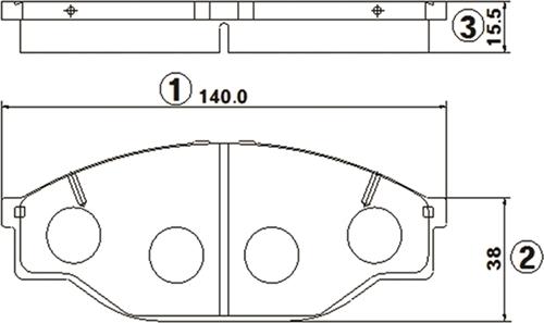 CTR GK1020 - Kit de plaquettes de frein, frein à disque cwaw.fr