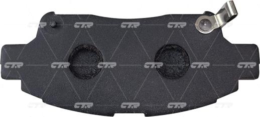 CTR GK1021 - Kit de plaquettes de frein, frein à disque cwaw.fr