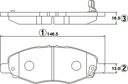 CTR GK1079 - Kit de plaquettes de frein, frein à disque cwaw.fr