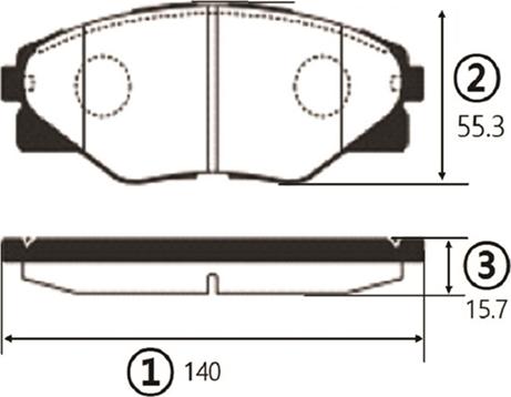 CTR GK1194 - Kit de plaquettes de frein, frein à disque cwaw.fr