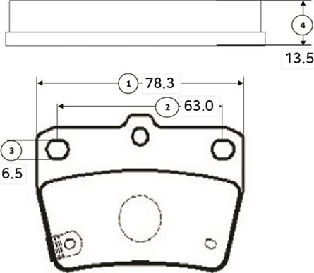 CTR GK1118 - Kit de plaquettes de frein, frein à disque cwaw.fr