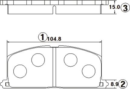 CTR GK1120 - Kit de plaquettes de frein, frein à disque cwaw.fr