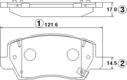 CTR GK1392 - Kit de plaquettes de frein, frein à disque cwaw.fr