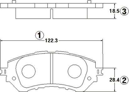 CTR GK1365 - Kit de plaquettes de frein, frein à disque cwaw.fr