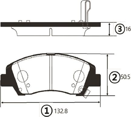 CTR GK1386 - Kit de plaquettes de frein, frein à disque cwaw.fr