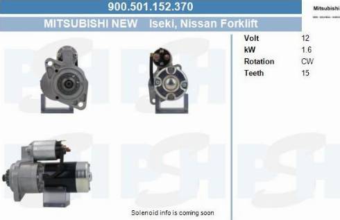 PSH 900.501.152.370 - Démarreur cwaw.fr