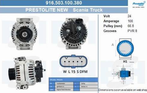 PSH 916.503.100.380 - Alternateur cwaw.fr