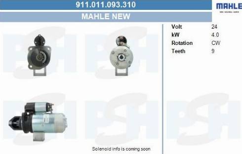 PSH 911.011.093.310 - Démarreur cwaw.fr