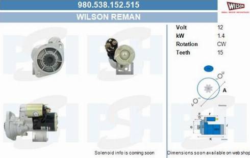 PSH 980.538.152.515 - Démarreur cwaw.fr