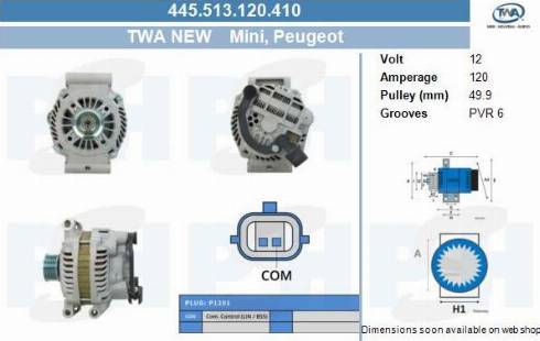 PSH 445.513.120.410 - Alternateur cwaw.fr