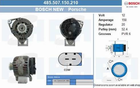 PSH 485.507.150.210 - Alternateur cwaw.fr