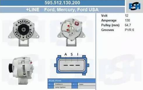 PSH 595.512.130.200 - Alternateur cwaw.fr