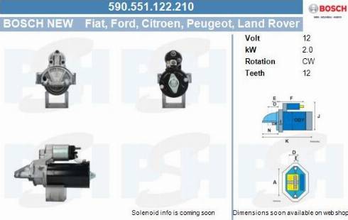 PSH 590.551.122.210 - Démarreur cwaw.fr