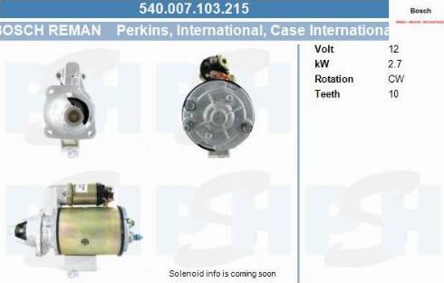 PSH 540.007.103.215 - Démarreur cwaw.fr