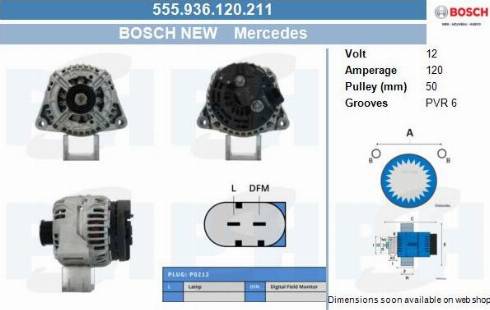 PSH 555.936.120.211 - Alternateur cwaw.fr