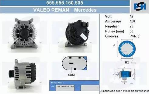 PSH 555.556.150.505 - Alternateur cwaw.fr