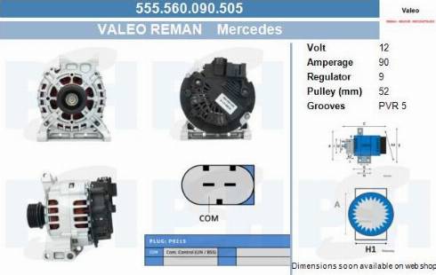 PSH 555.560.090.505 - Alternateur cwaw.fr