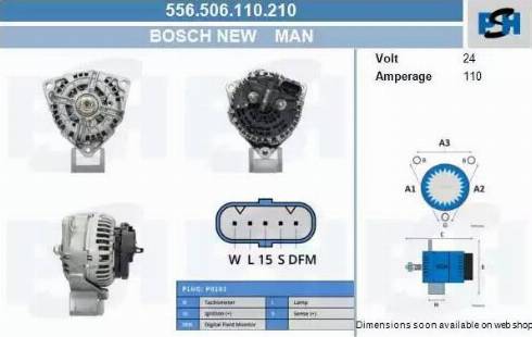 PSH 556.506.110.210 - Alternateur cwaw.fr