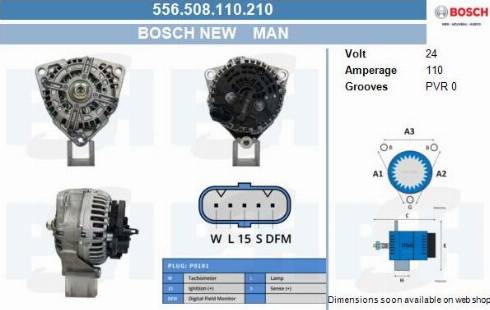 PSH 556.508.110.210 - Alternateur cwaw.fr