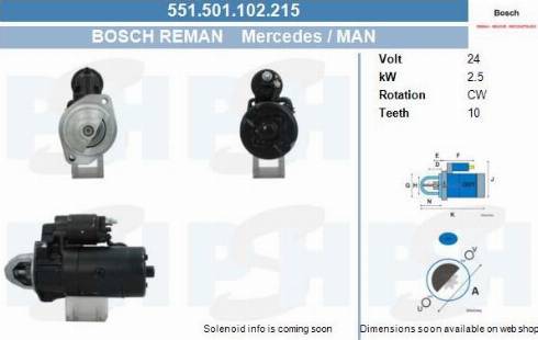 PSH 551.501.102.215 - Démarreur cwaw.fr