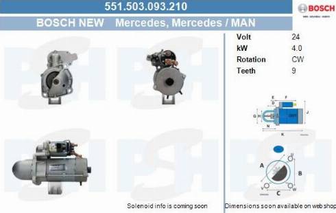 PSH 551.503.093.210 - Démarreur cwaw.fr