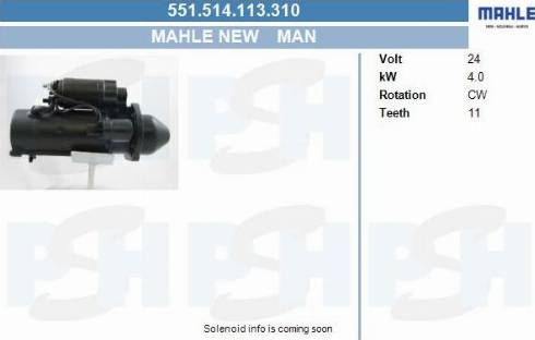 PSH 551.514.113.310 - Démarreur cwaw.fr