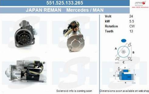 PSH 551.525.133.265 - Démarreur cwaw.fr