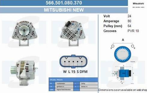 PSH 566.501.080.370 - Alternateur cwaw.fr