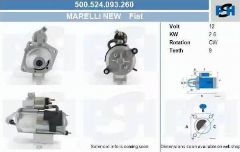 PSH 500.524.093.260 - Démarreur cwaw.fr