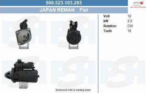 PSH 500.523.103.265 - Démarreur cwaw.fr